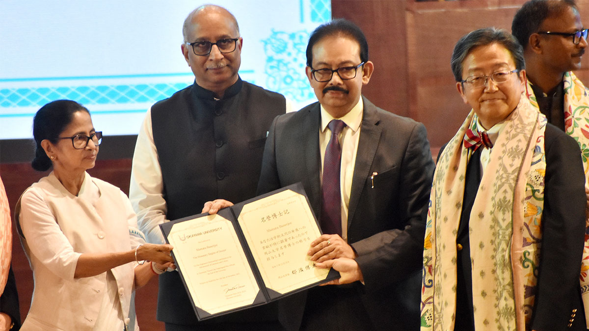 মমতাকে সাম্মানিক ডি’লিট দিল জাপানের বিশ্ববিদ্যালয়