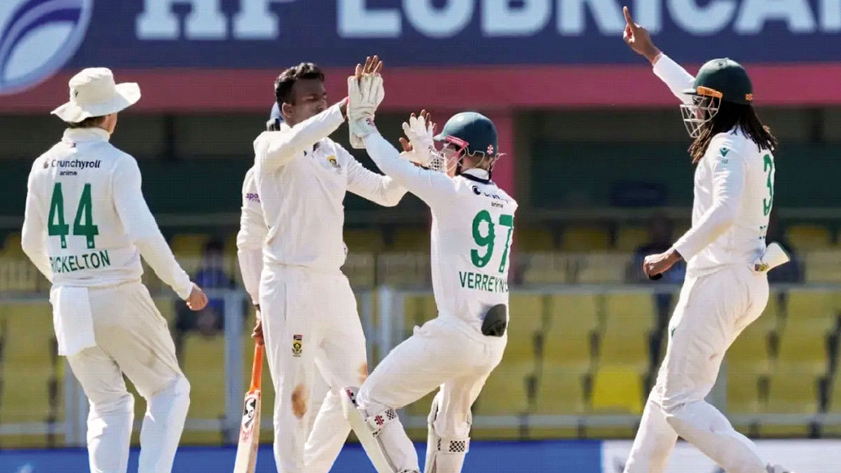 ভারতকে হোয়াইট ওয়াশ করে টেস্ট সিরিজ জিতে নিল দক্ষিণ আফ্রিকা