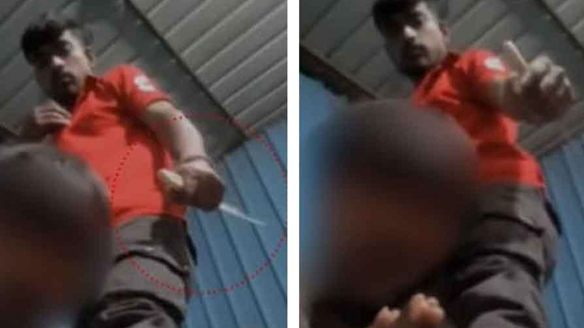 গুজরাতে ছুরি ঠেকিয়ে পা চাটানোর অভিযোগ এক ধাবাকর্মীকে