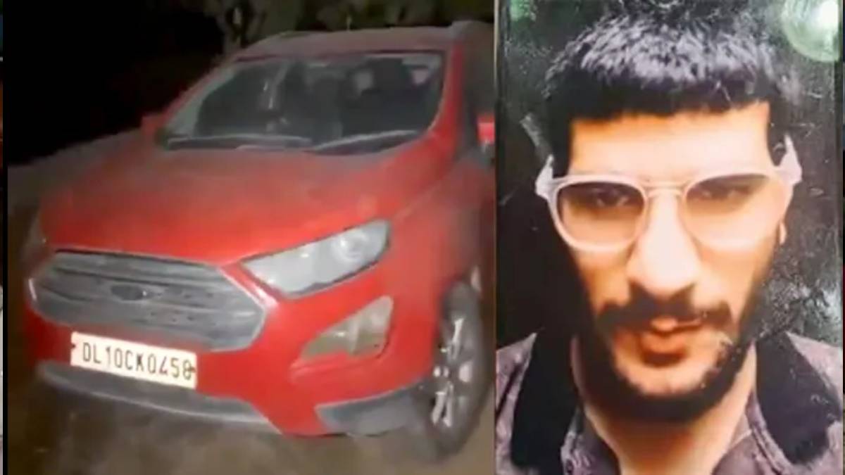 হরিয়ানায় ফোর্ড ইকোস্পোর্ট গাড়িটি রেখে এসেছিল উমরের আত্মীয় ফাহিম