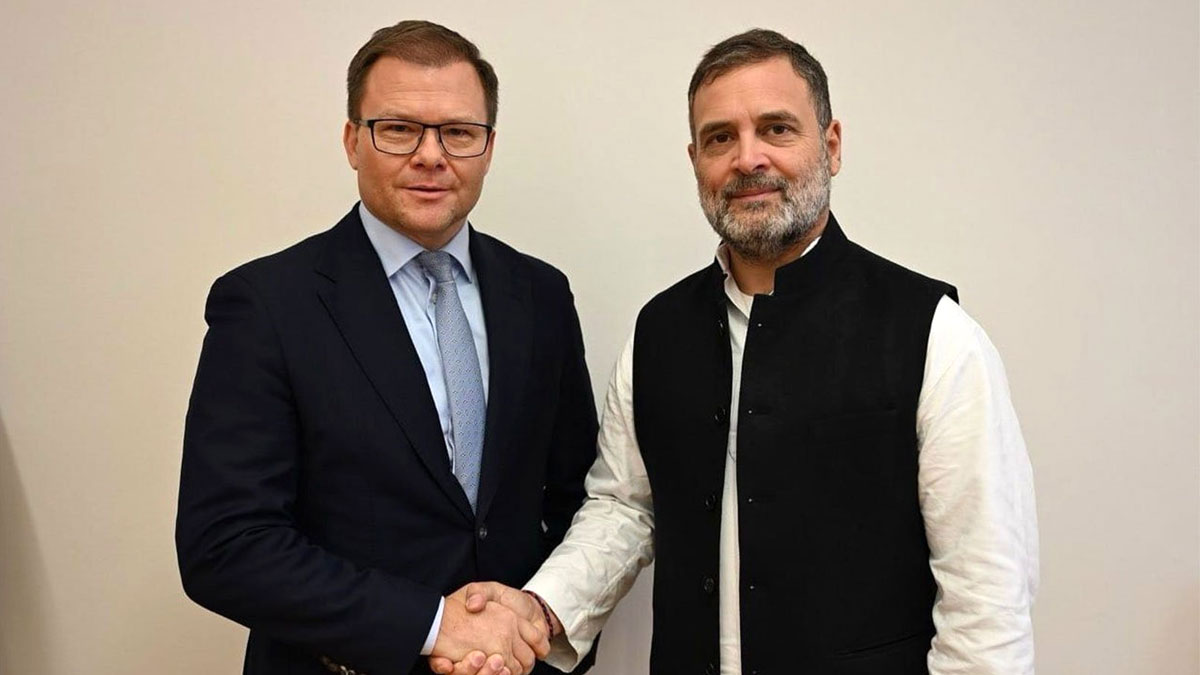 বার্লিনে জার্মান পরিবেশমন্ত্রীর সঙ্গে সাক্ষাৎ রাহুল গান্ধীর