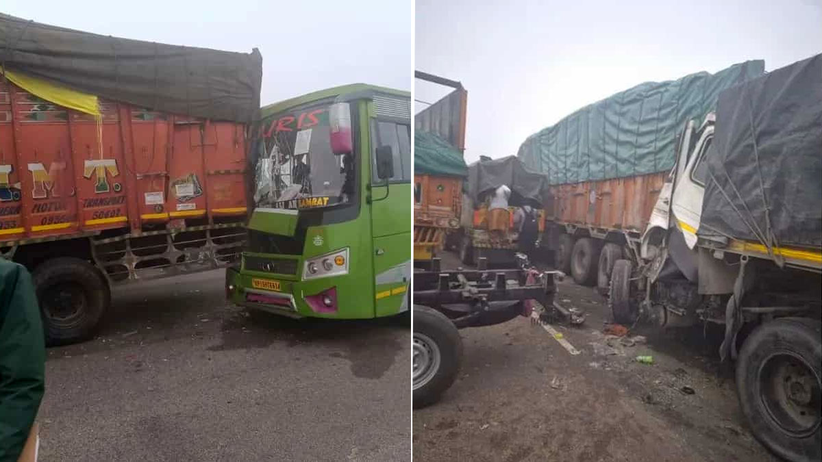 কুয়াশা ও দূষণে স্তব্ধ উত্তর ভারত, একের পর এক দুর্ঘটনায় মৃত ৪