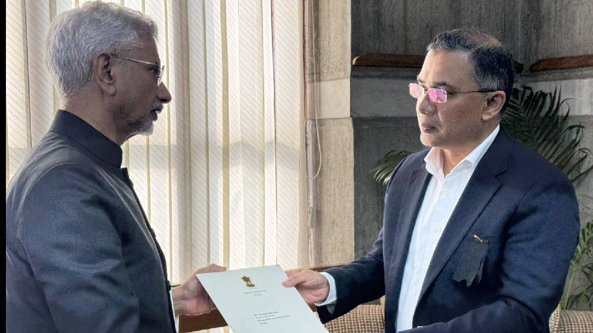 খালেদাপুত্র তারেকের হাতে শোকবার্তা তুলে দিলেন ভারতের বিদেশমন্ত্রী জয়শঙ্কর