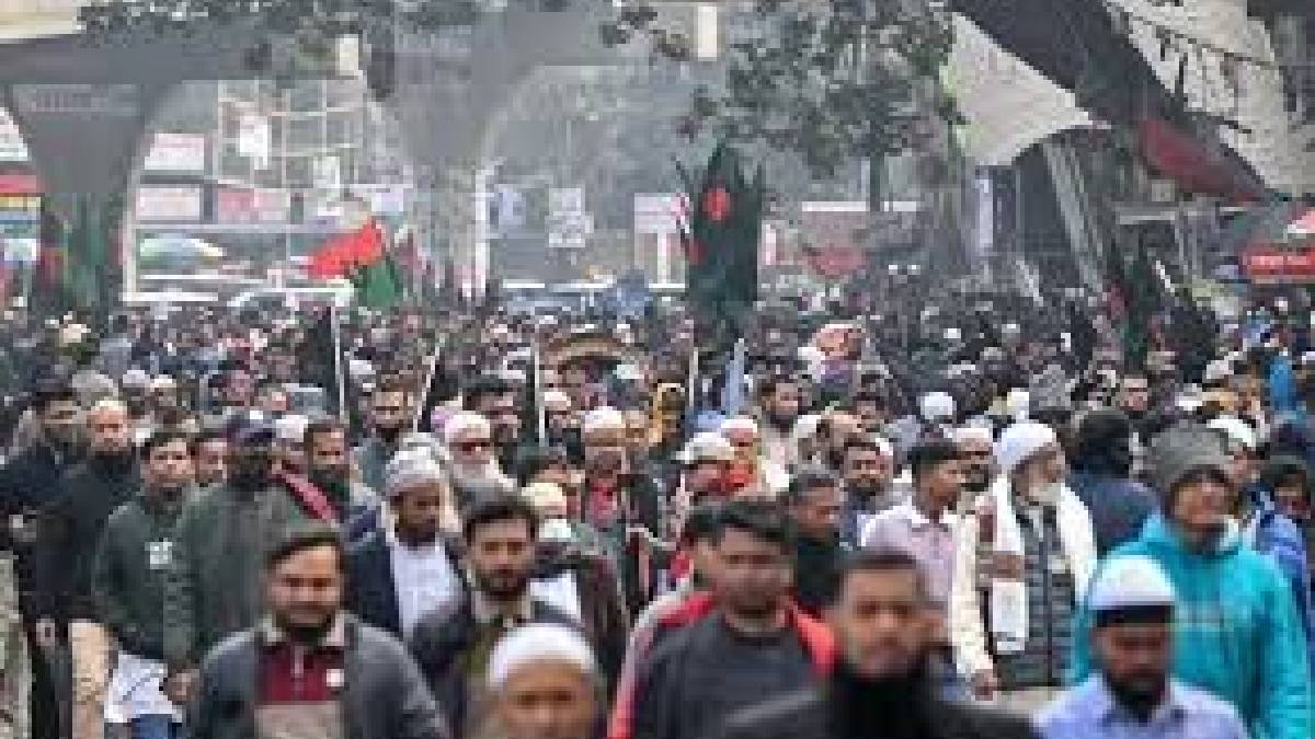 খালেদার শেষযাত্রায় মানুষের ঢল