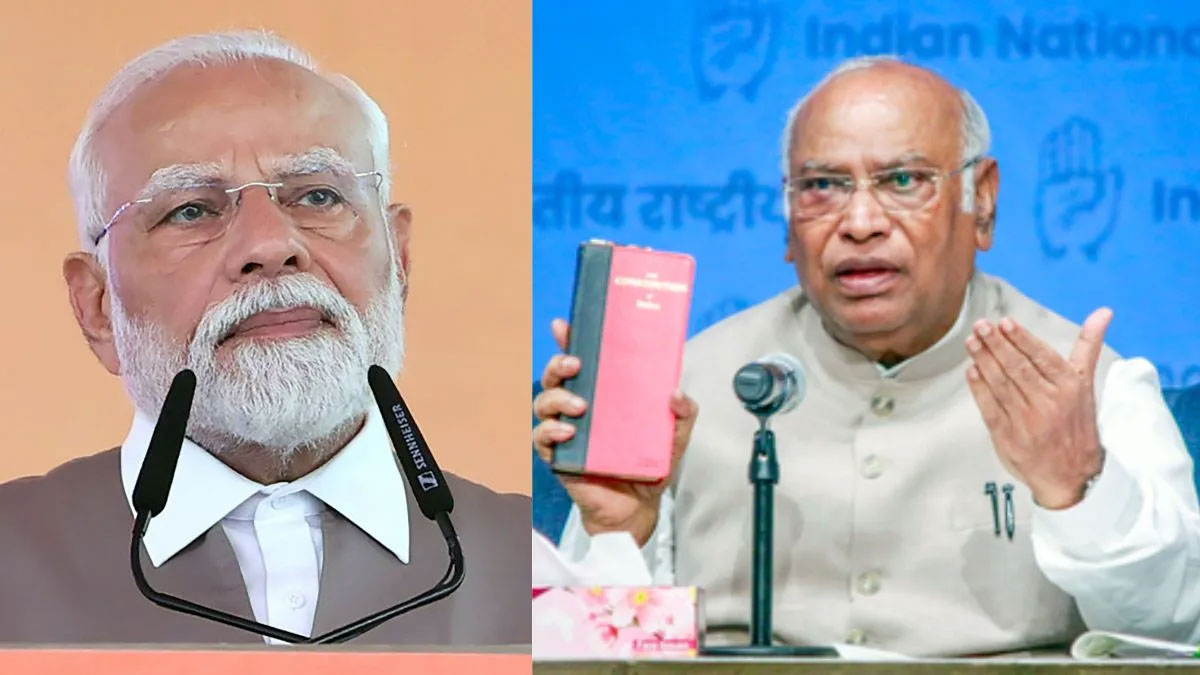 দেশবিরোধী আমরা নই, ব্যর্থতা ঢাকতেই দোষ চাপানো হচ্ছে: খাড়্গে