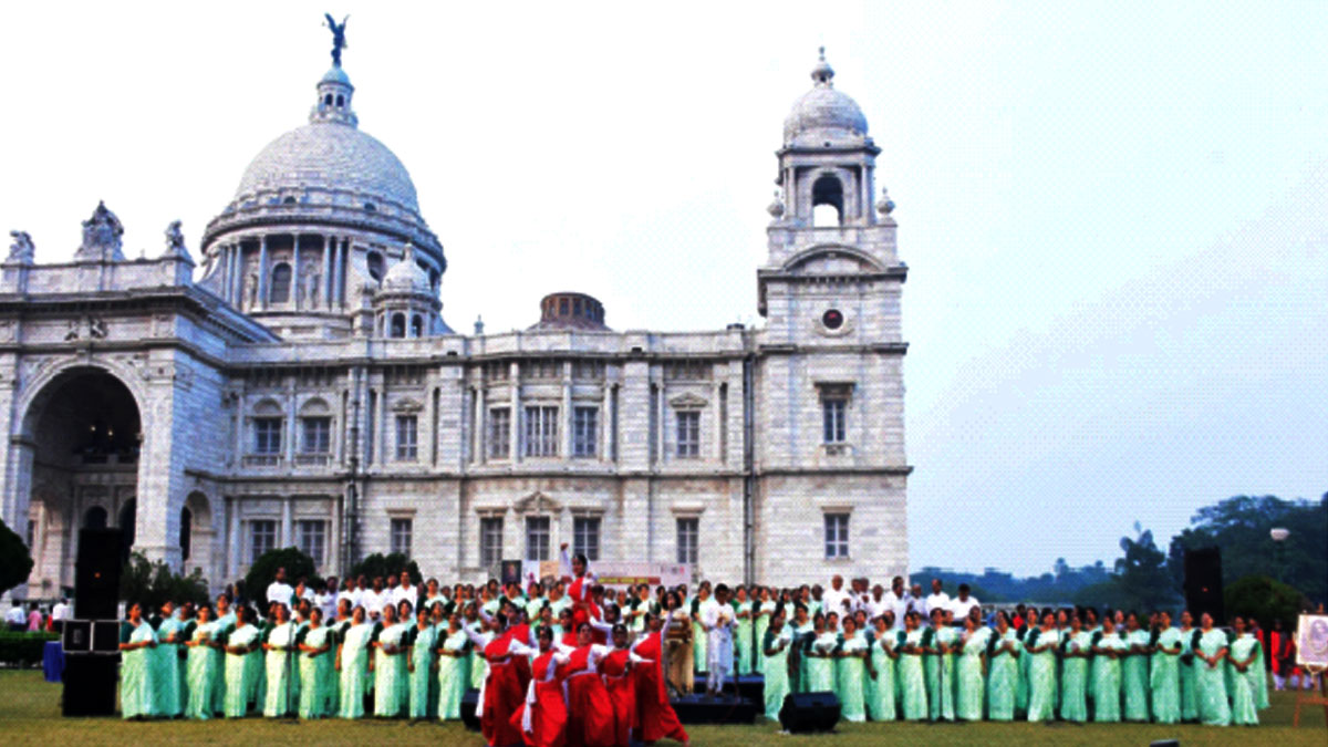 ভিক্টোরিয়া মেমোরিয়াল প্রাঙ্গনে ‘সাম্যবাদী নজরুল’