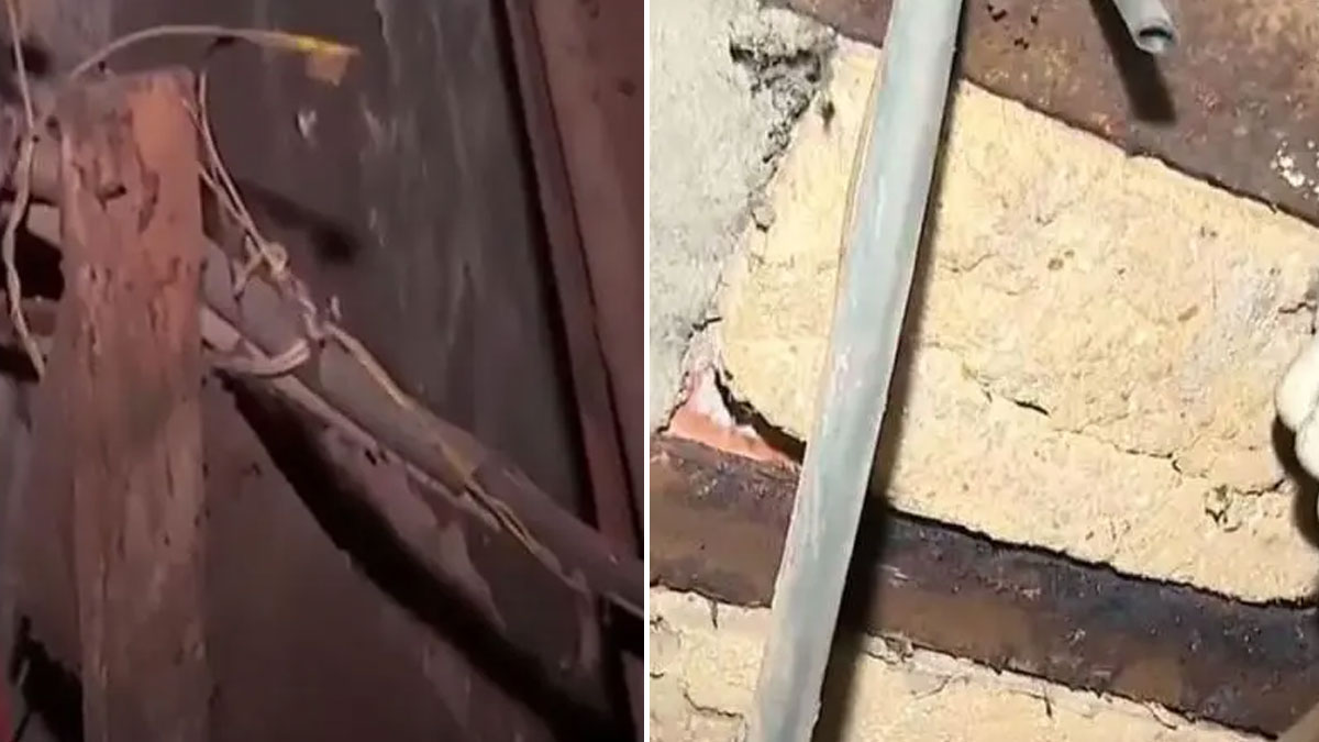 বউবাজারে পুরনো বাড়িতে ধস, চাঙড় খসে গুরুতর জখম ১