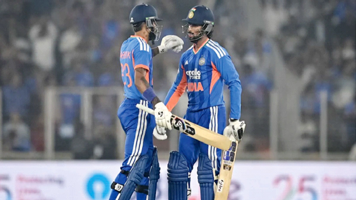 তিলক ও হার্দিকের ব্যাট চিন্তায় ফেলল দক্ষিণ আফ্রিকাকে