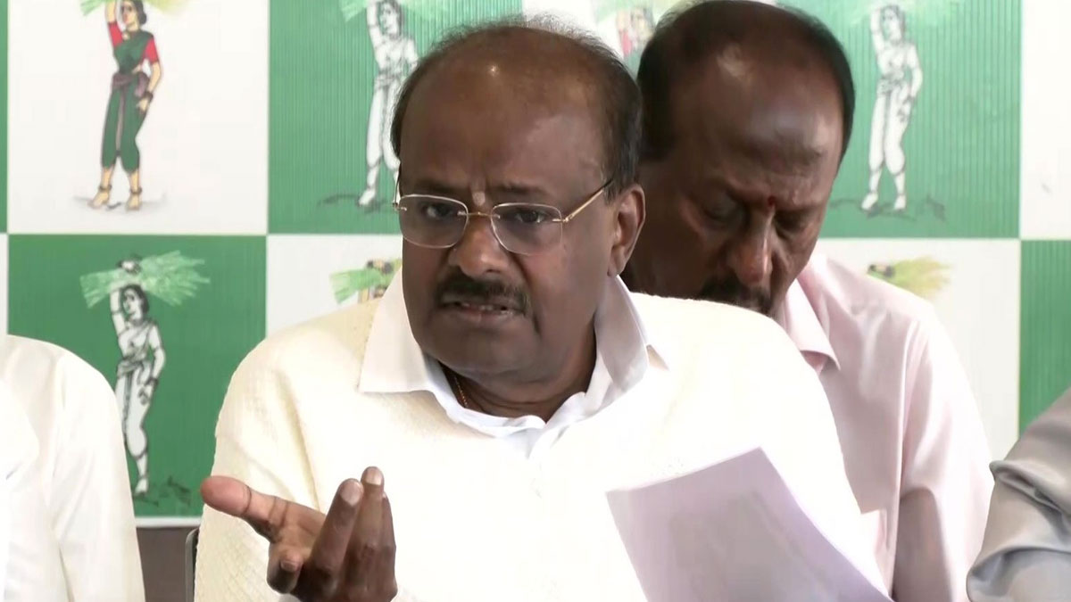 বল্লারি হিংসা নিয়ে কেন্দ্রীয় তদন্তের দাবি কুমারস্বামীর