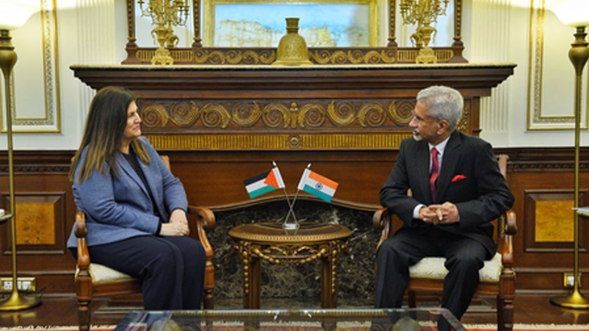 গাজা শান্তি পরিকল্পনা ও উন্নয়ন সহযোগিতা নিয়ে ফিলিস্তিনের বিদেশমন্ত্রীর সঙ্গে বৈঠক জয়শঙ্করের