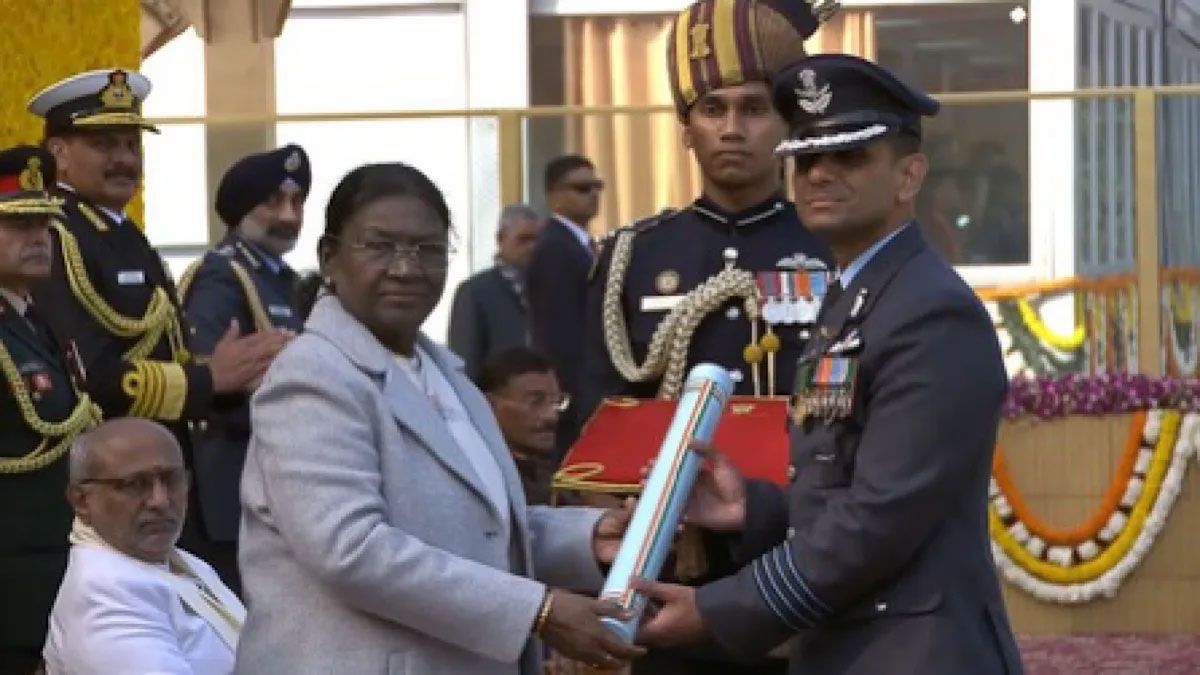 শুভাংশু শুক্লাকে অশোক চক্রে সম্মানিত করলেন রাষ্ট্রপতি