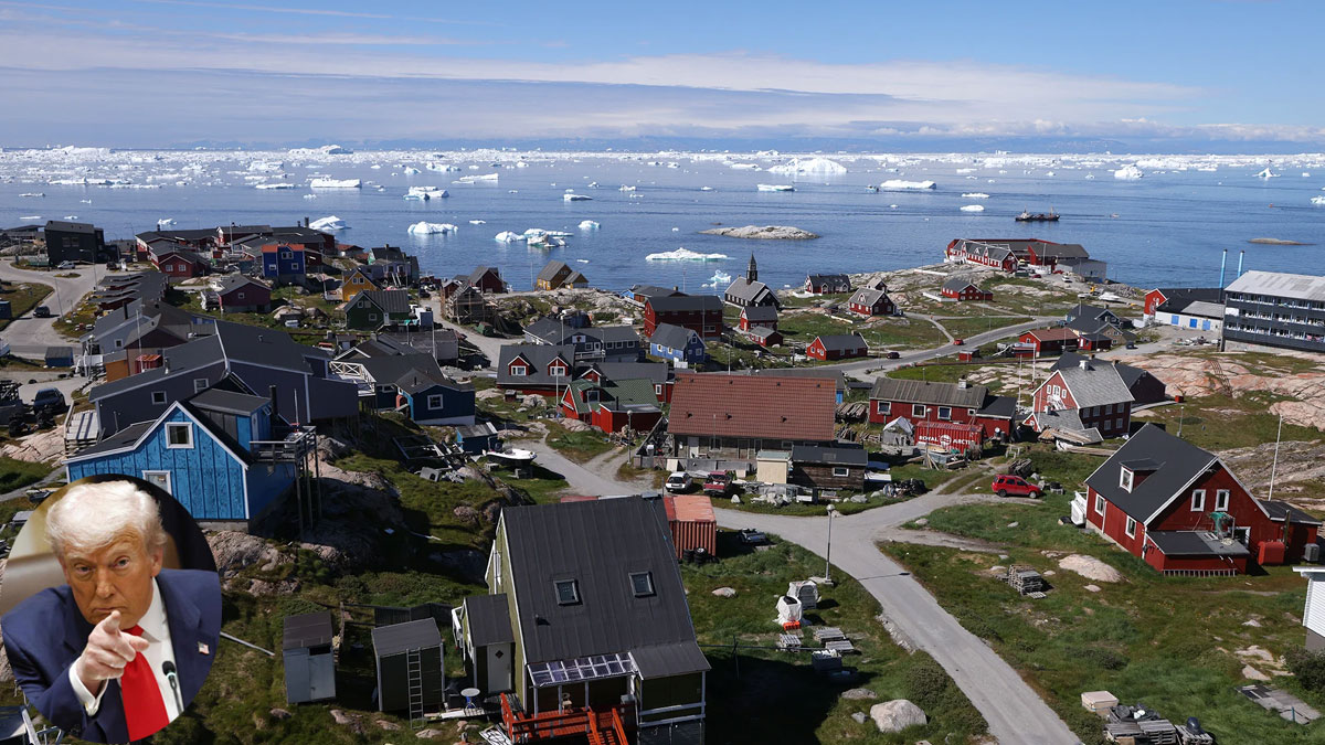 ‘সুরক্ষার’ যুক্তিতে গ্রিনল্যান্ড দখলের সুর ট্রাম্পের