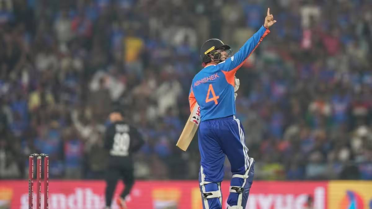 অভিষেক ও রিঙ্কুর দাপটে ভারতের রানের পাহাড়