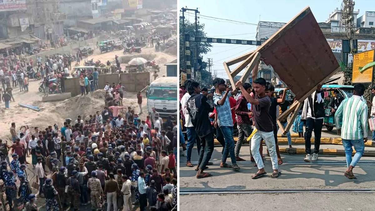 বেলডাঙায় পরিস্থিতি নিয়ন্ত্রণে সক্রিয় পুলিশ