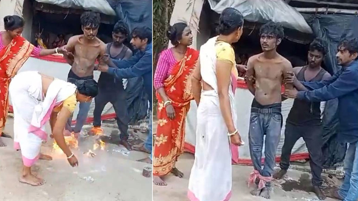 ভূত ছাড়ানোর নামে যুবককে বেঁধে আগুনের ছ্যাঁকা, পলাতক ওঝা