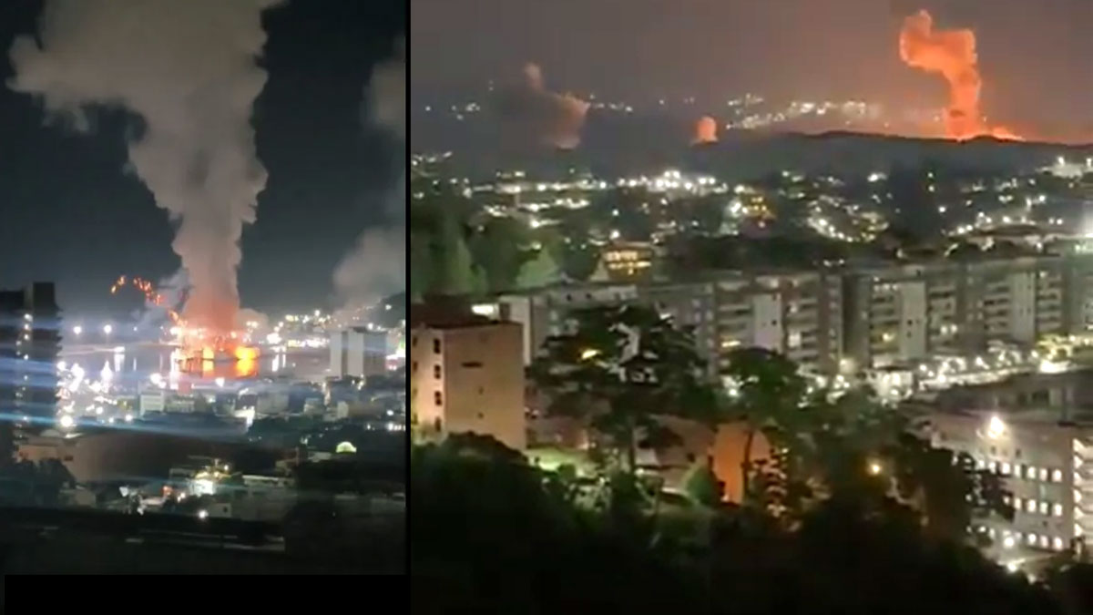 ভোররাতে বিস্ফোরণে কেঁপে উঠল ভেনেজুয়েলার রাজধানী কারাকাস