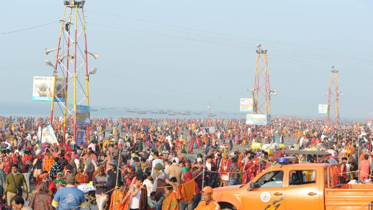 গঙ্গাসাগর মেলায় নজরদারি চালাচ্ছে সাতটি স্যাটেলাইট