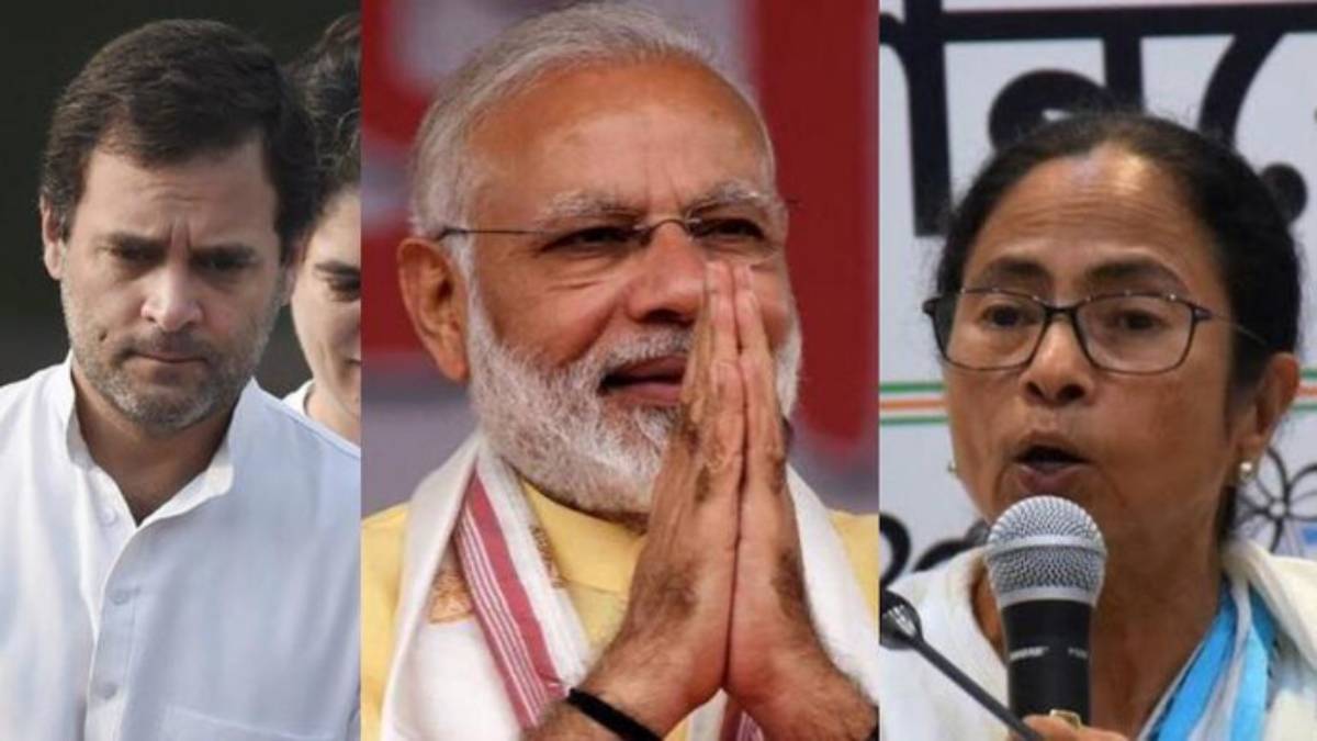 ইংরাজি নববর্ষের শুভেচ্ছা মোদী, মমতা ও রাহুলের