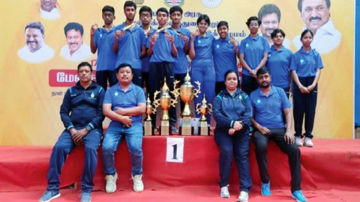 জাতীয় স্কুল টেবল টেনিসে শ্রেয়ার সোনা