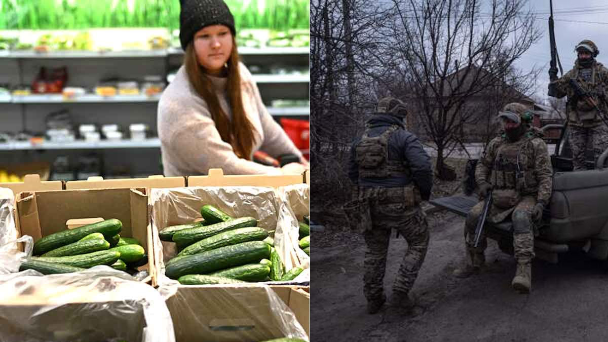 যুদ্ধের প্রভাবে রাশিয়ায় অগ্নিমূল্য নিত্যপণ্য, মাংসের দরে শশা বিক্রি