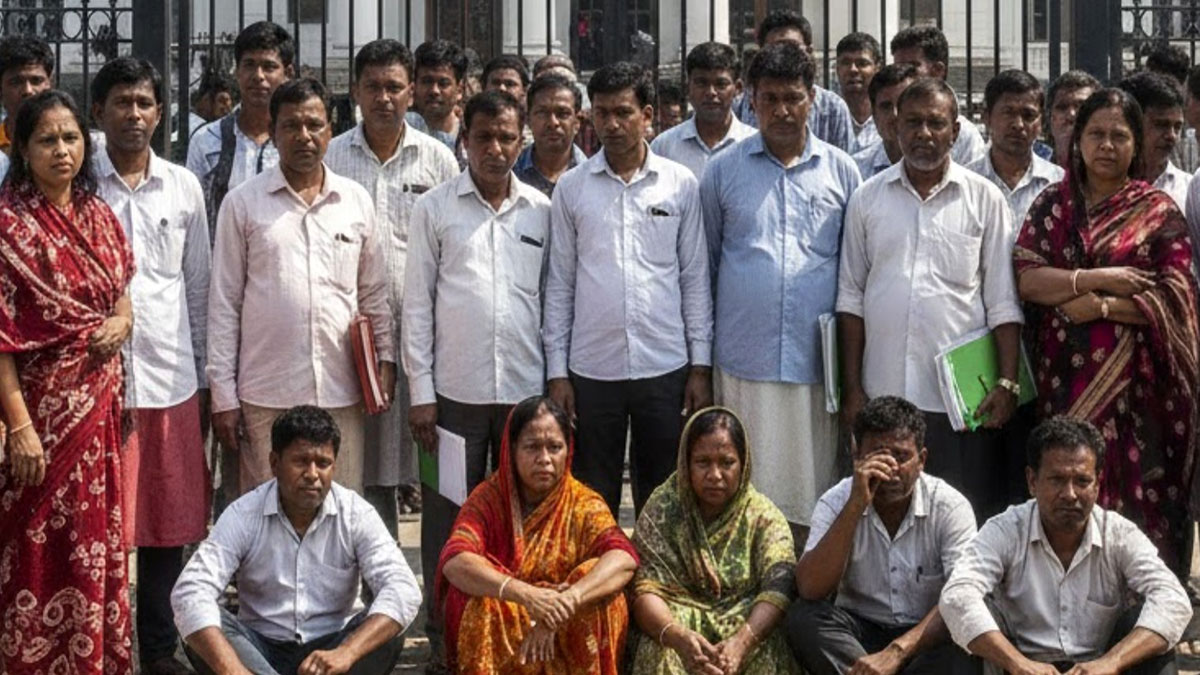 আইনজীবীদের প্রতিবাদে তিন দিন বন্ধ বরিশালের আদালত পরিষেবা