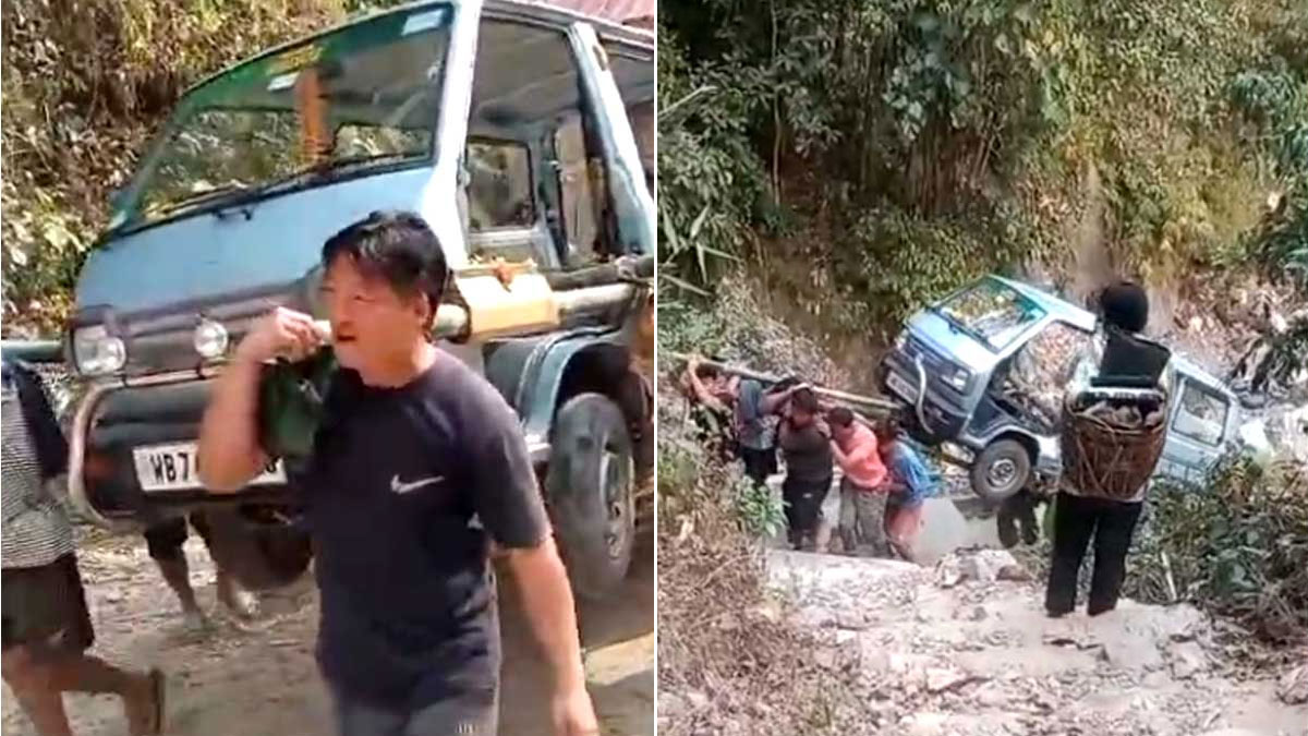 ২৮০০ ফুট উঁচু বক্সার গ্রামে প্রথমবার গাড়ি চালিয়ে ইতিহাস সৃষ্টি