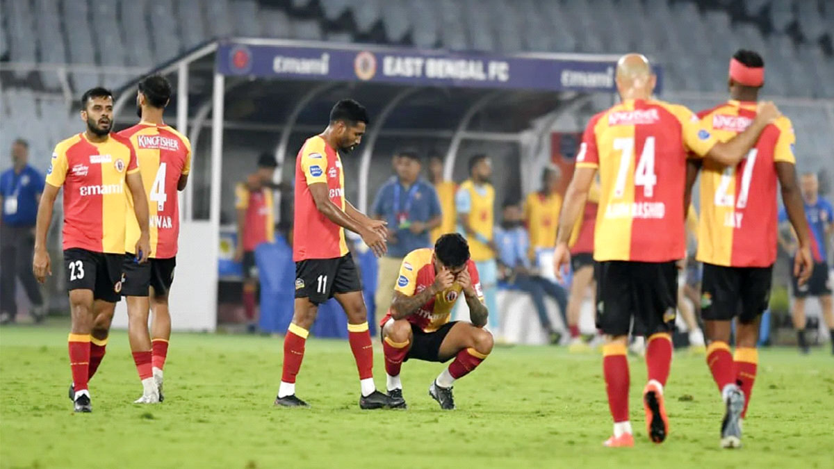 ঘরের মাঠে লাল-হলুদ ব্রিগেড হার স্বীকার করল জামশেদপুরের কাছে