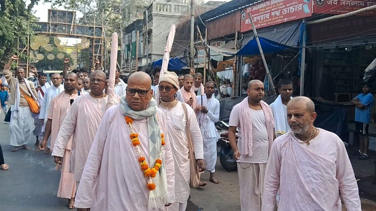 বাগবাজারে শুরু হল ১২ তম শ্রীচৈতন্য জন্মোৎসব ও মেলা