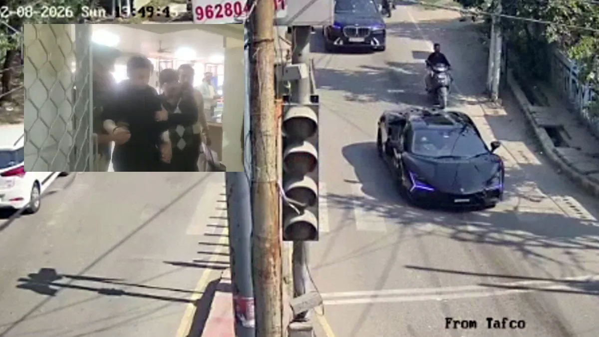 কানপুর ল্যাম্বরগিনি দুর্ঘটনা: গ্রেপ্তার শিবম মিশ্র, পুলিশ বলছে তিনিই গাড়ি চালাচ্ছিলেন