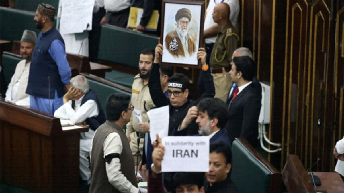 খামেনি প্রসঙ্গে উত্তাল কাশ্মীর বিধানসভা