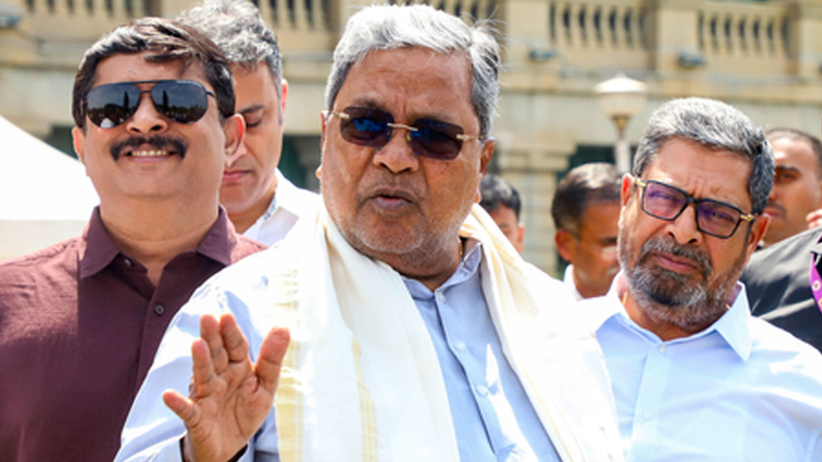 ইরানে মার্কিন হামলার তীব্র নিন্দা সিদ্দারামাইয়ার