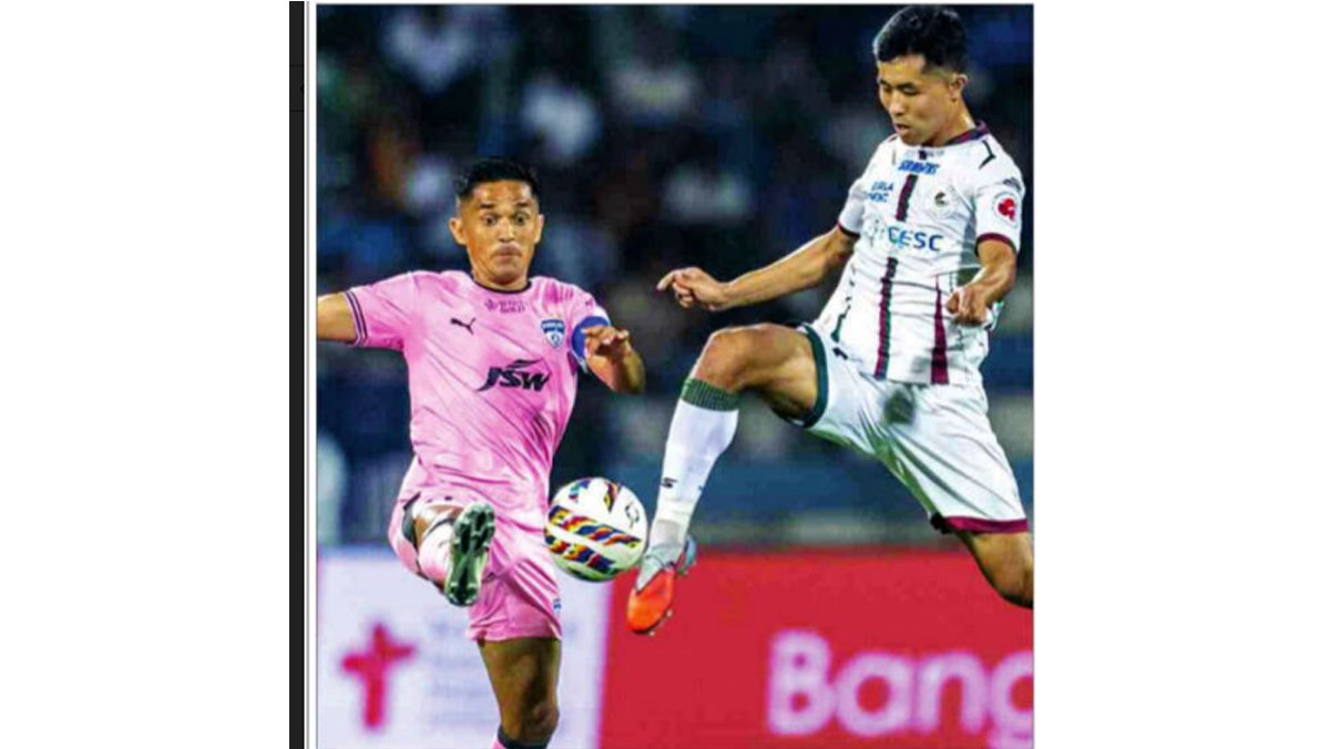 সুনীল ছেত্রীর বেঙ্গালুরু এফসি-র কাছে পয়েন্ট নষ্ট করল সবুজ-মেরুন ব্রিগেড