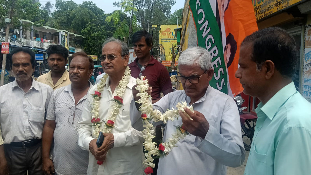 কুড়ি বছর পর এককভাবে হাত চিহ্ন নিয়ে বিধানসভায় লড়াই জাতীয় কংগ্রেস প্রার্থীর
