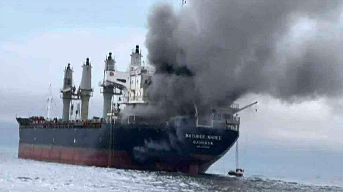 হরমুজ প্রণালীতে গুজরাতমুখী বাণিজ্যিক জাহাজে হামলা