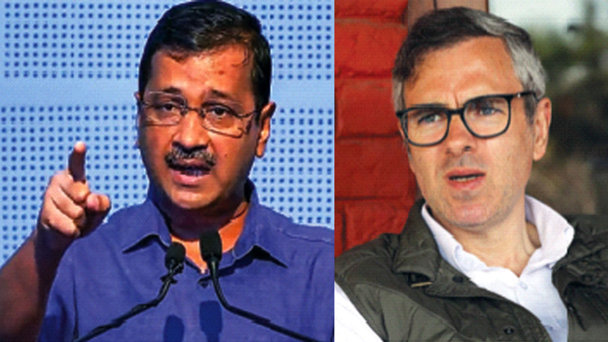 মমতার পাশে কেজরিওয়াল, ওমর