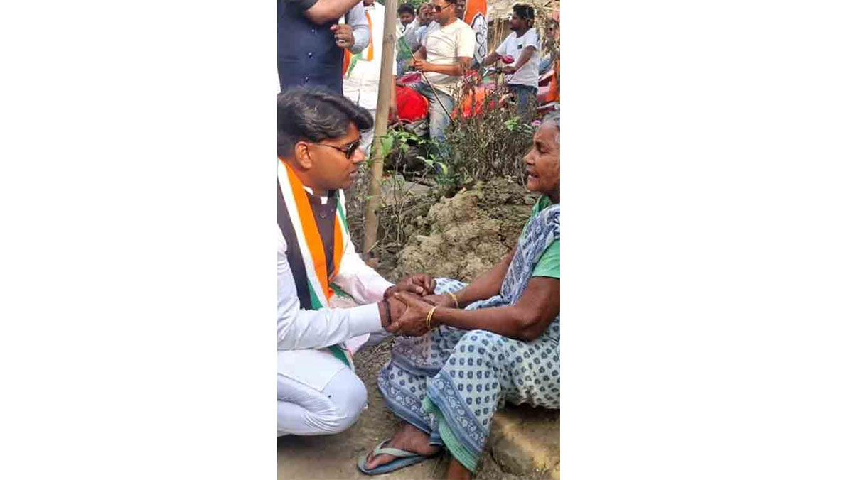 হরিশ্চন্দ্রপুরে প্রথম দিনেই জনসংযোগে ঝড় তুললেন তৃণমূলের মতিবুর