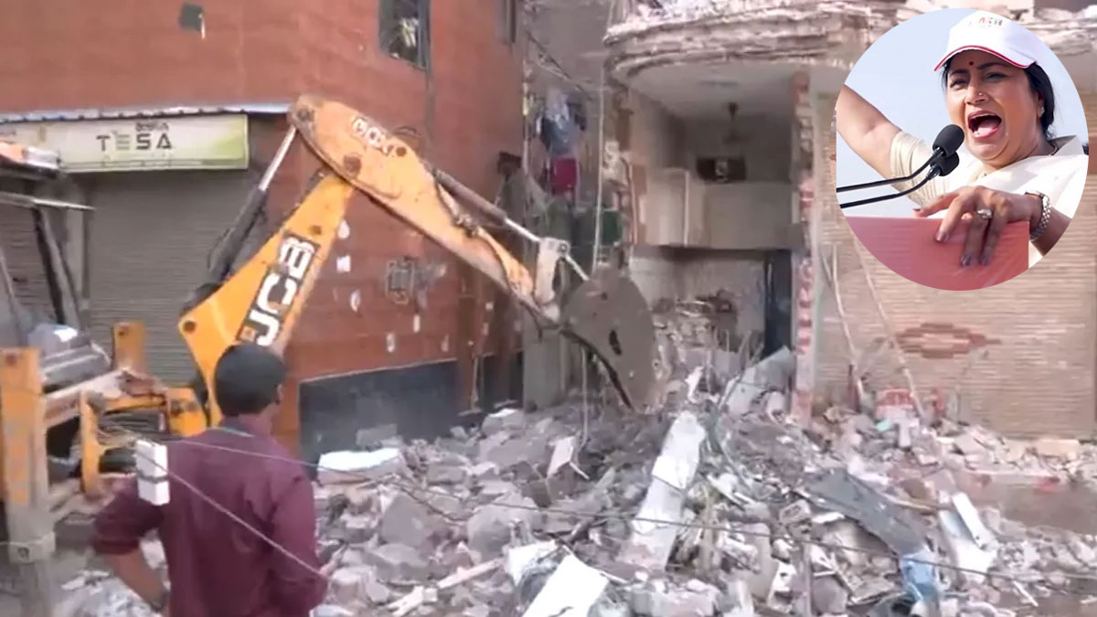 উত্তম নগর খুনের ঘটনায় অভিযুক্তের বাড়িতে বুলডোজার অভিযান