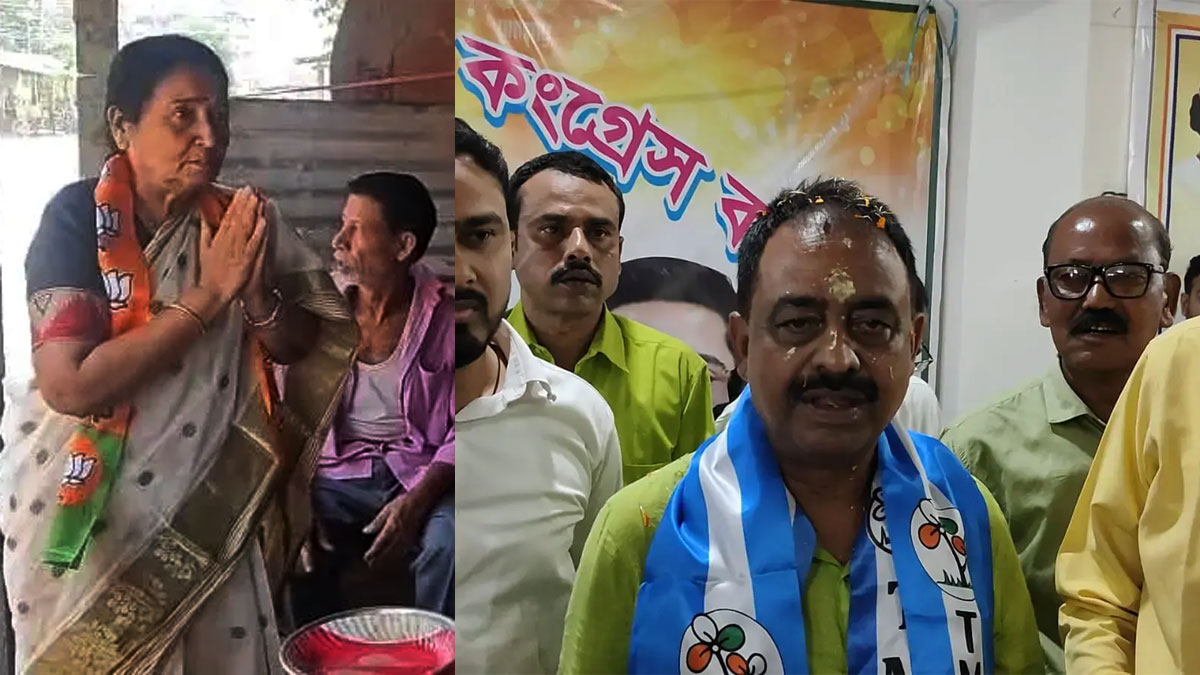 প্রণাম করে প্রচার শুরু, ডাবগ্রাম-ফুলবাড়িতে মা-ছেলের লড়াই, জল্পনা