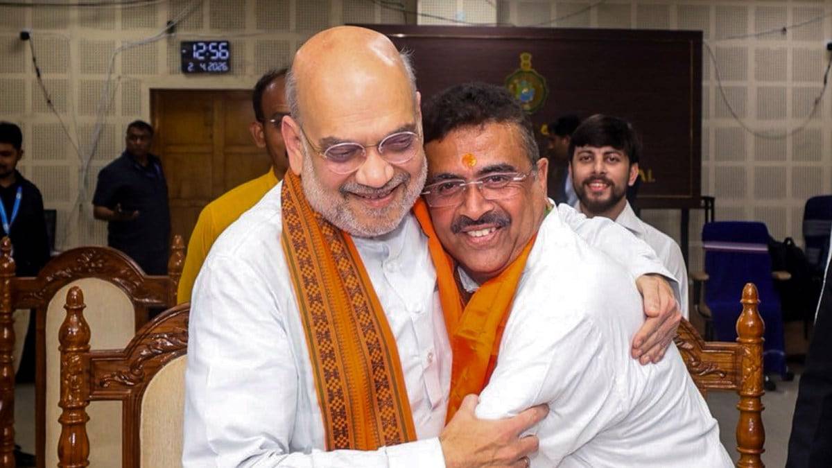ভোটের সকালে শুভেন্দুকে ফোন অমিত শাহের
