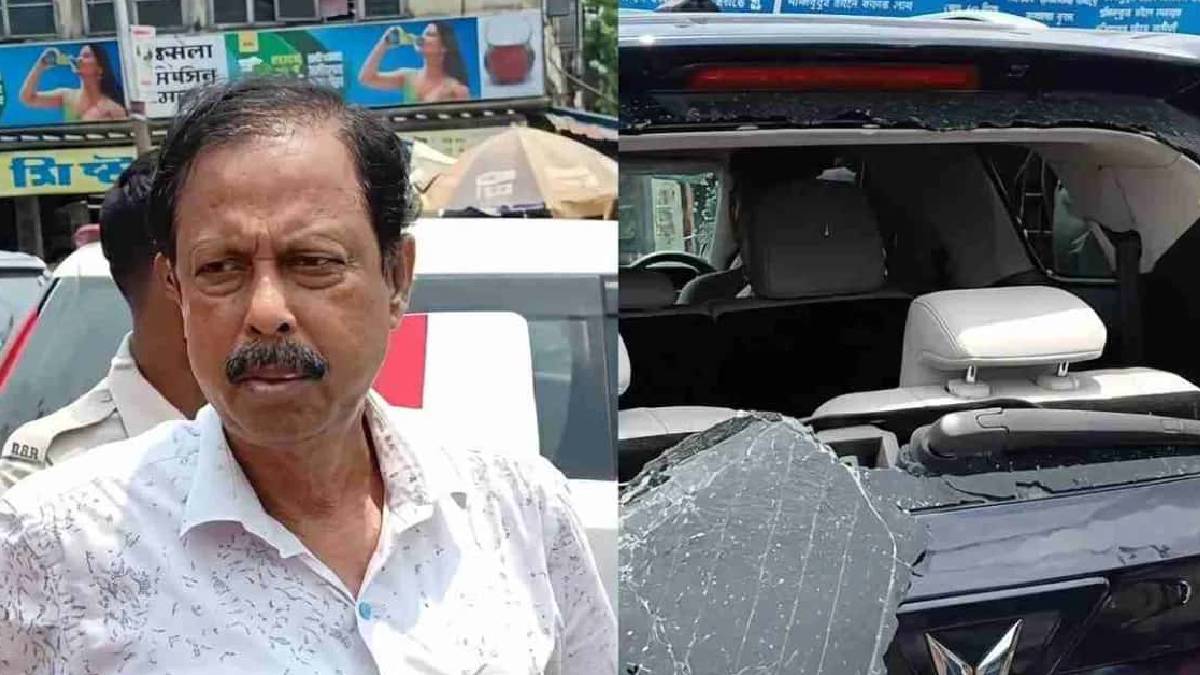 আরাবুলের গাড়িতে হামলা, প্রচারে বেরিয়ে আক্রান্ত আইএসএফ প্রার্থী