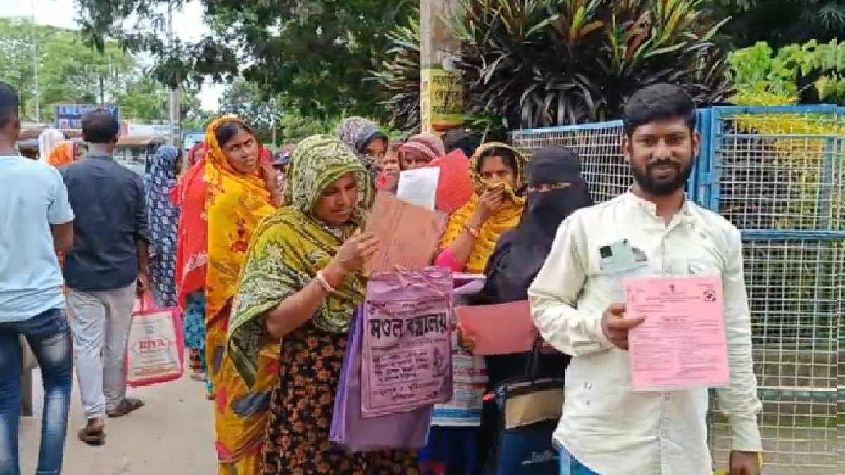 মুর্শিদাবাদের কান্দিতে উত্তেজনা