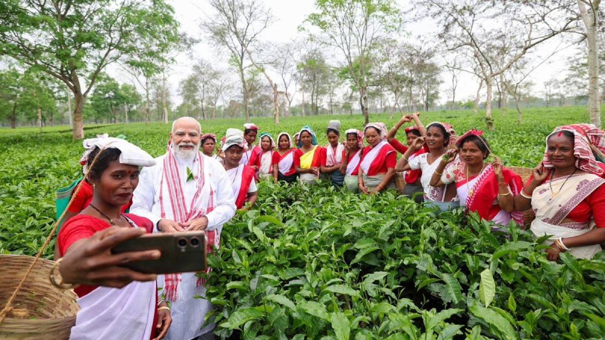 আসামে বিজেপিকে হ্যাটট্রিক করা ডাক মোদীর
