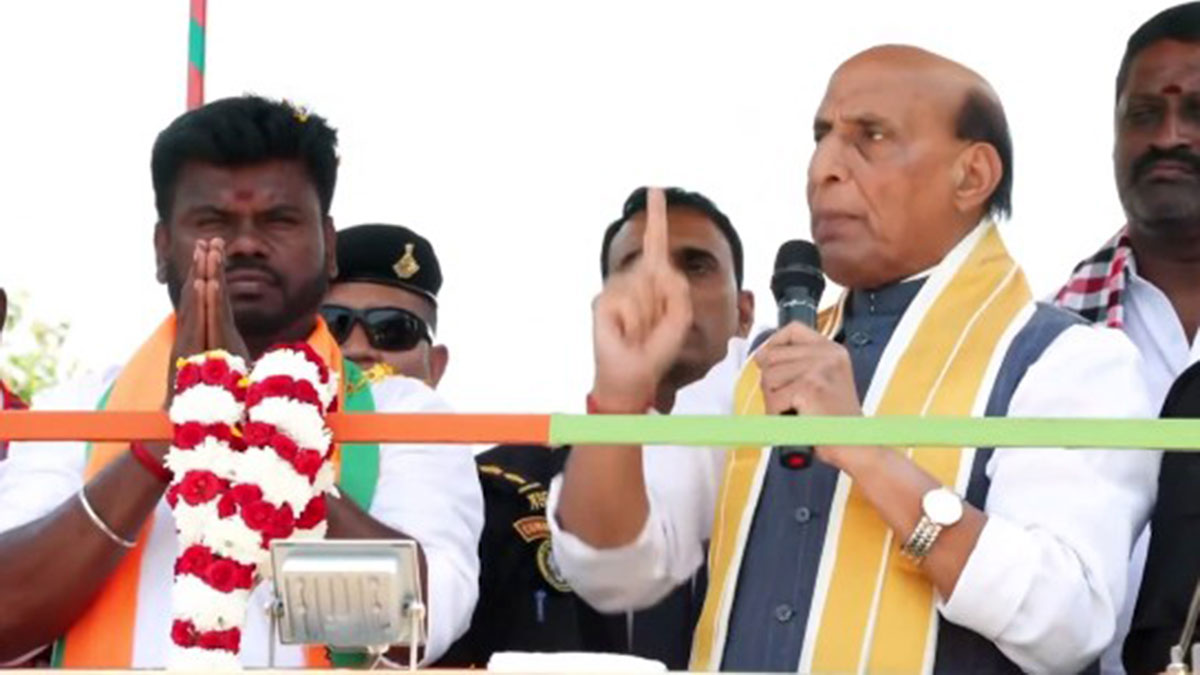 মহিলা সংরক্ষণে অটল কেন্দ্র, তামিলনাড়ুতে বার্তা রাজনাথ সিংয়ের
