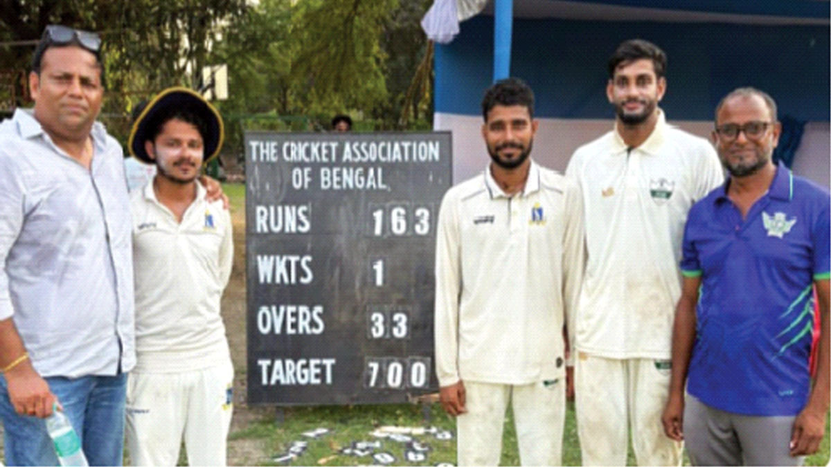 ঘরোয়া ক্রিকেটে নজির গড়ল টাউন ক্লাব