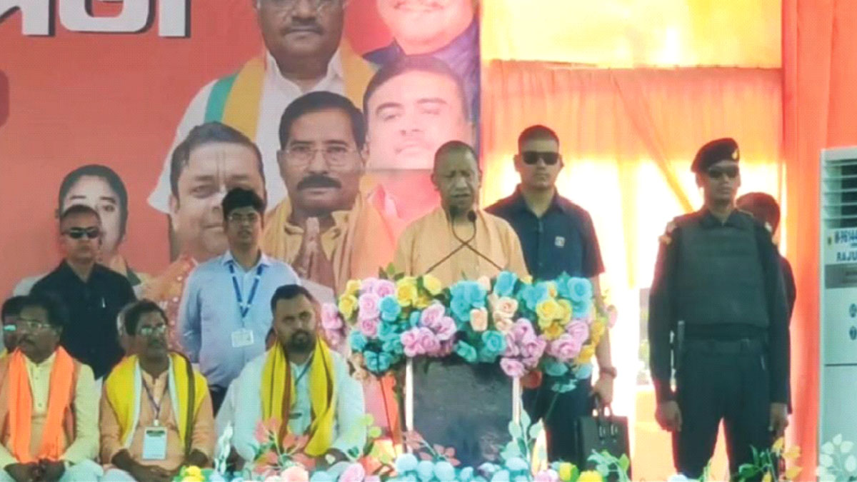 ‘৪ তারিখের পর তৃণমূলের গুন্ডাদের আর লুকোনোর জায়গা থাকবে না’, নবদ্বীপে হুঁশিয়ারি যোগীর