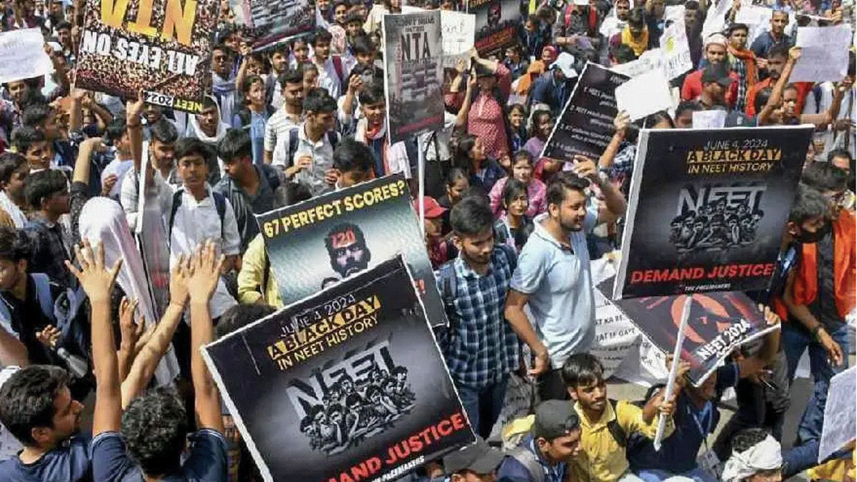 শিক্ষামন্ত্রী মানলেও প্রশ্ন ফাঁস মানতে নারাজ এনটিএ