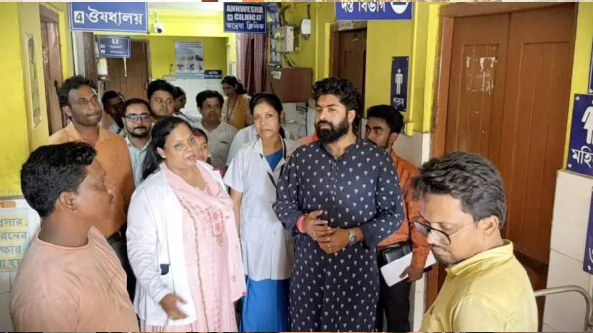 স্বাস্থ্য পরিষেবা উন্নয়নে জোর, বারাবনি গ্রামীণ হাসপাতাল পরিদর্শনে  বিজেপি নব নির্বাচিত বিধায়ক অরিজিৎ রায়