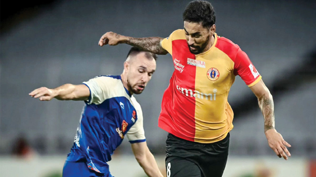 ম্যাচ ড্র করে মাঠ ছাড়ল ইস্টবেঙ্গল