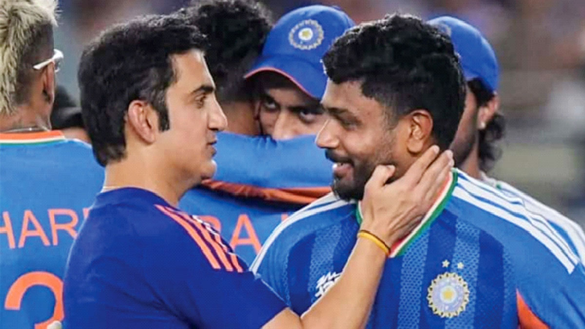 এবার টি-টোয়েন্টি ভারতীয় দলের অধিনায়কের দৌড়ে সঞ্জু
