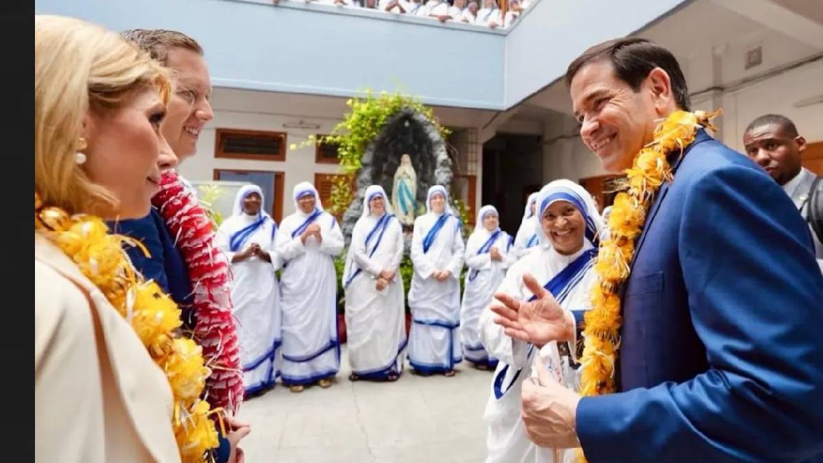 সস্ত্রীক কলকাতায় মার্কিন বিদেশসচিব মার্কো রুবিয়ো